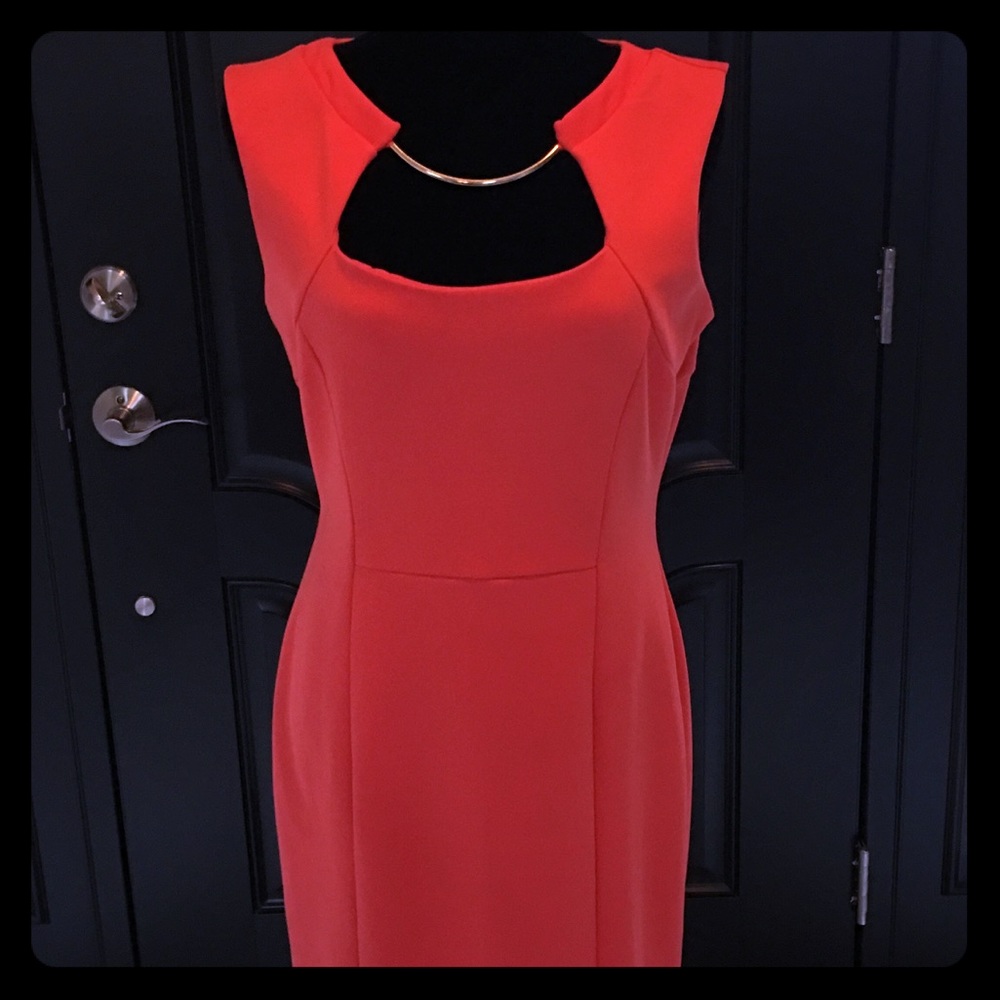 Coral   Dress by Jennifer Lopez