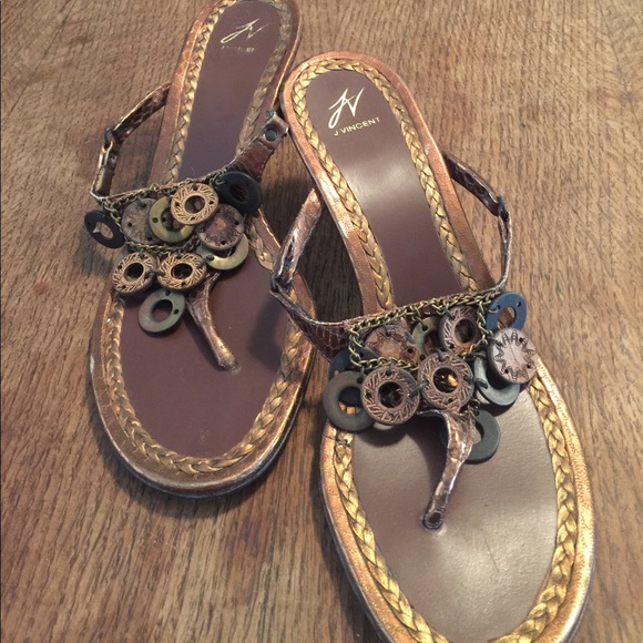 Boho  Sandals. By J. Vincent - Picture 1 of 5