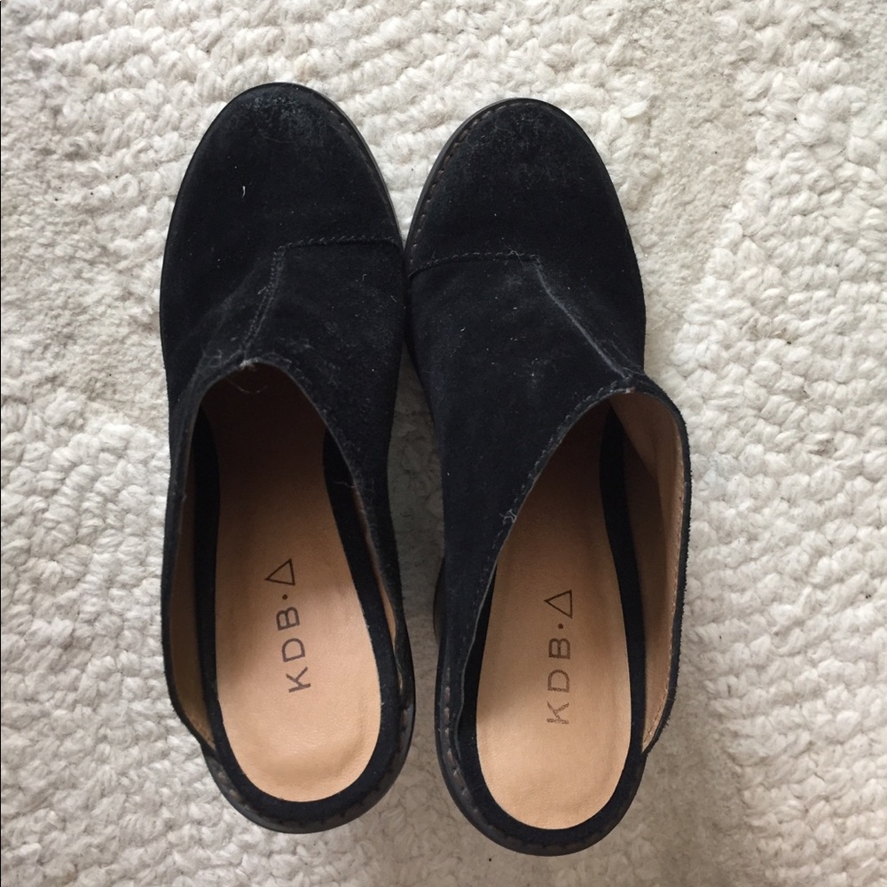 Kelsi Dagger Suede Mules Size 6
