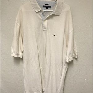 Solid white Tommy Hilfiger Polo
