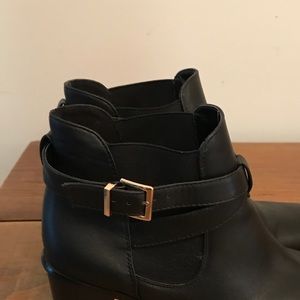 Forever21 Black Booties - Size 10