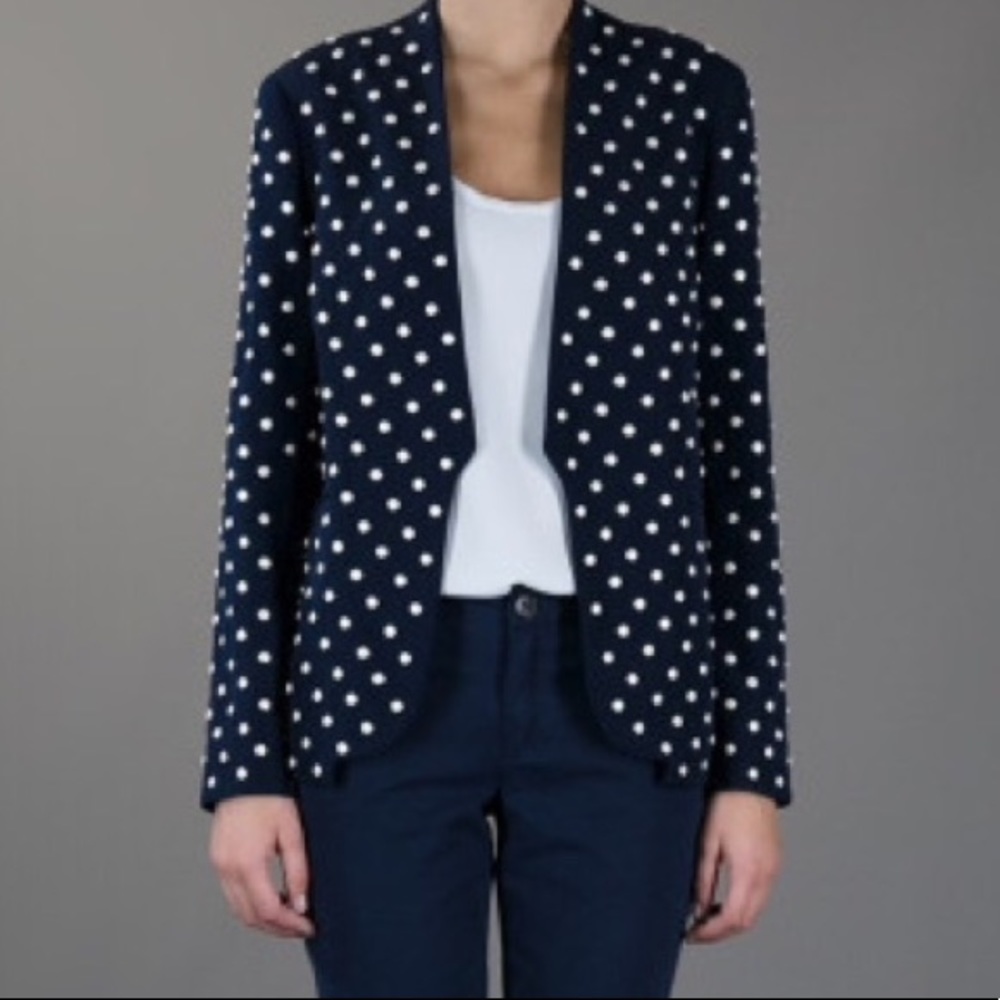 DIANE VON FURSTENBERG PAULETTE PEARL BLAZER SZ 2