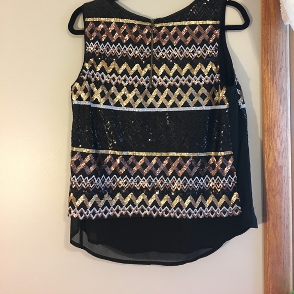 Stitch Fix Skies are Blue Sequin Tank - Picture 3 of 4