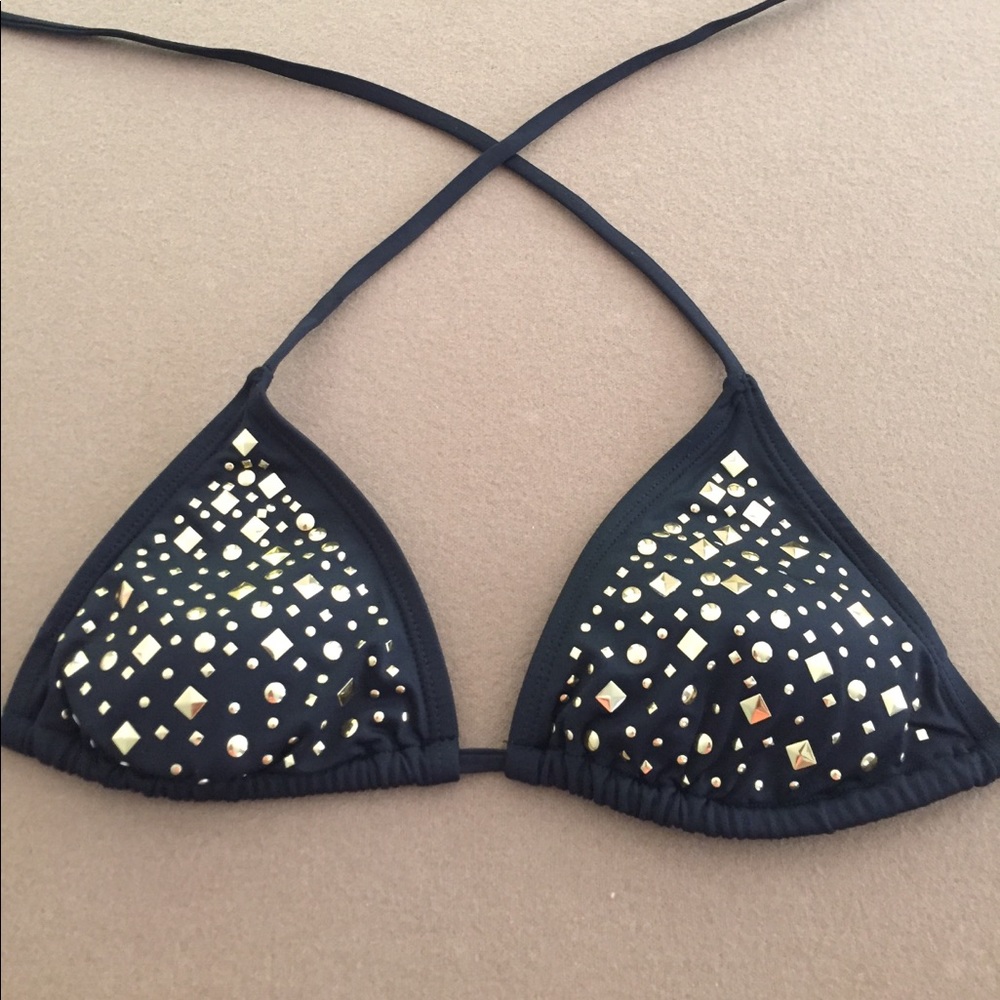 Black triangle top bikini