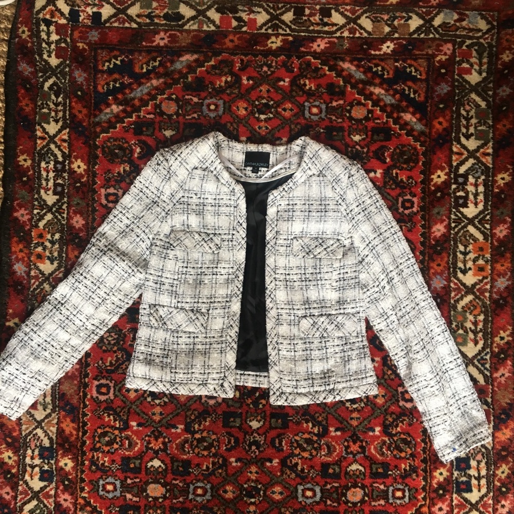 Cynthia Rowley tweed dress jacket! Perf for fall!