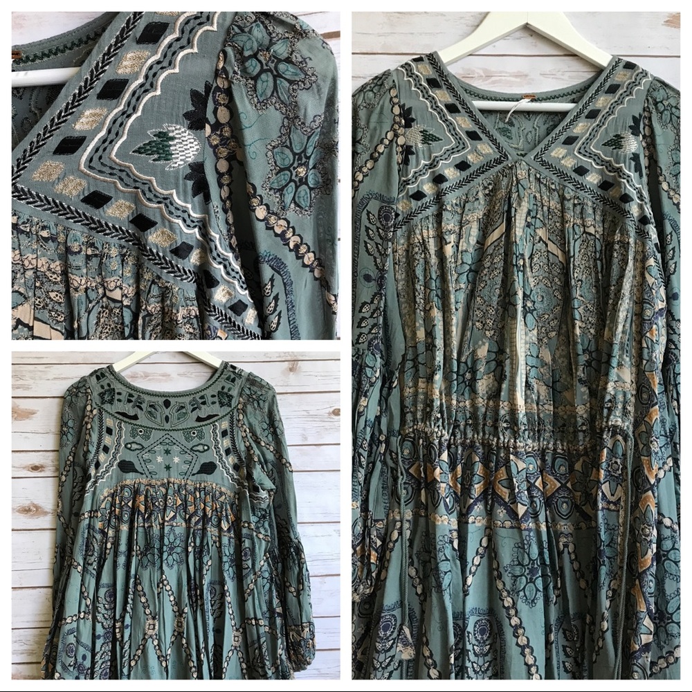FREE PEOPLE Pink City Dress - Picture 5 of 8