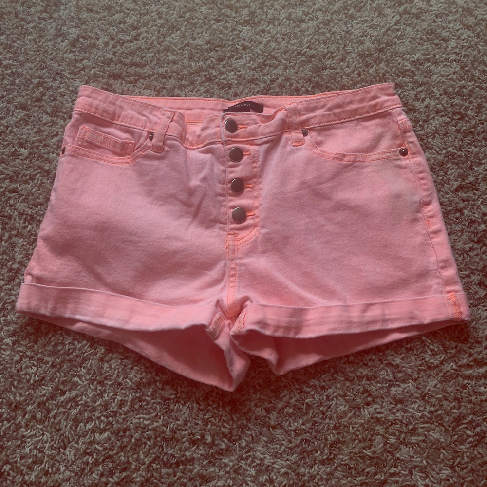 Forever 21 coral shorts