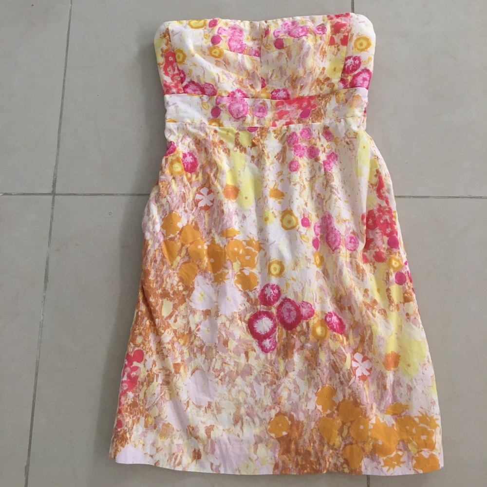 J crew strapless dress