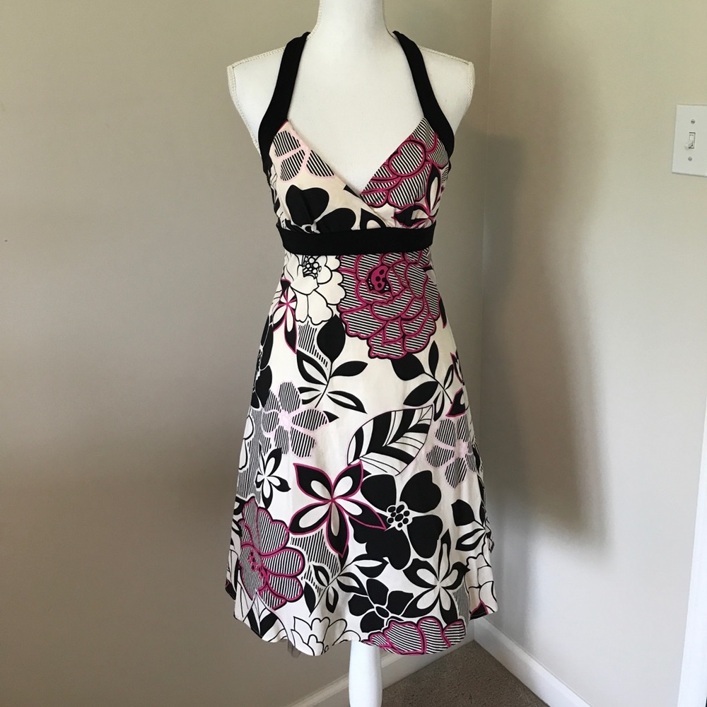 LOVE TEASE flower halter dress