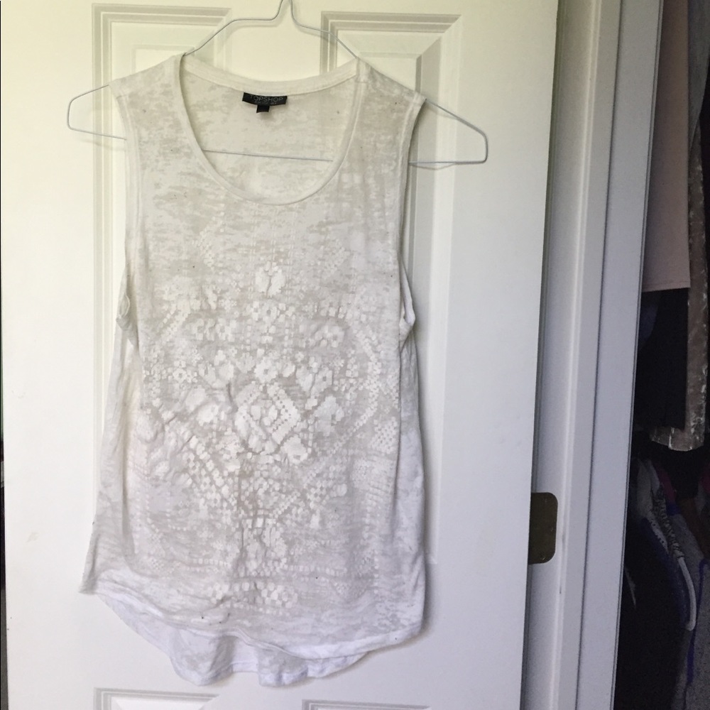 White top shop tank