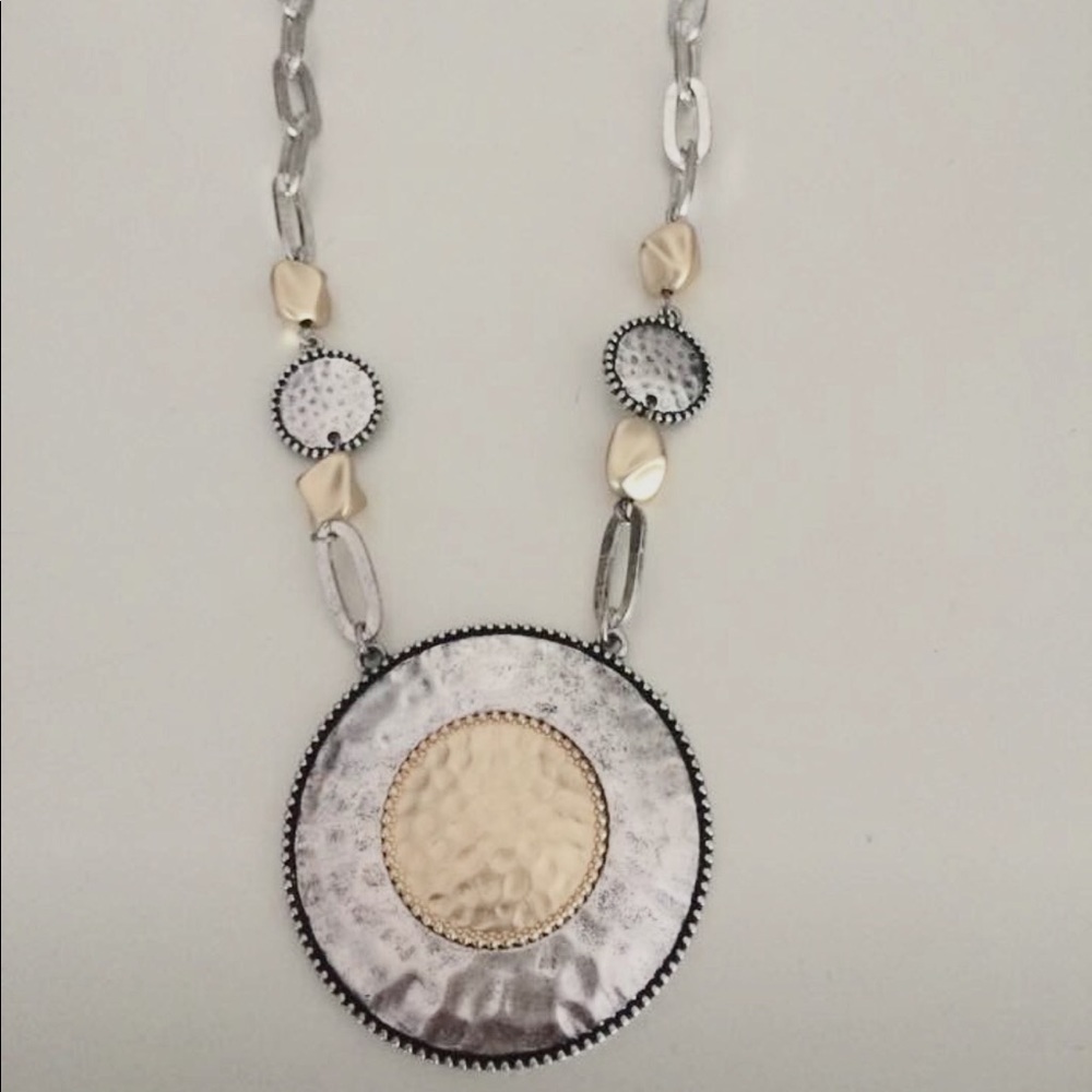 Boho chic statement necklace