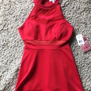 Von Maur NWT Red Cutouts A-line Party Dress