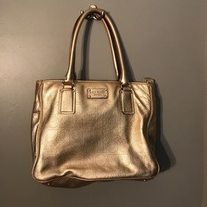 Gold Kate Spade Bag