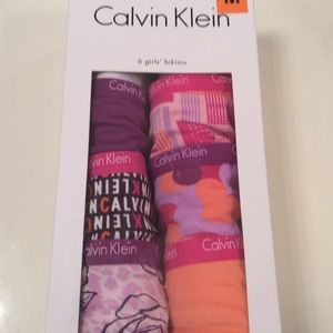 Calvin Klein Girl Bikinis 6 Pack