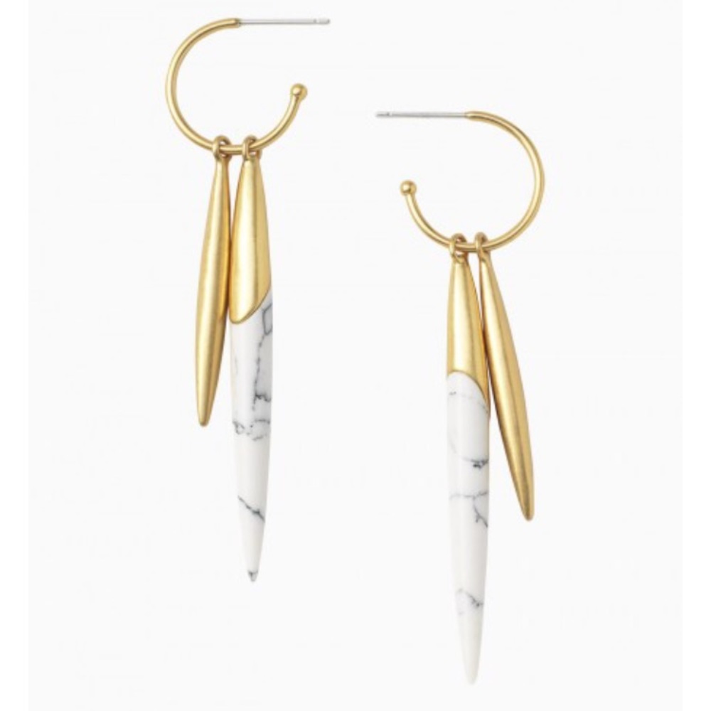 Stella & Dot quill earrings