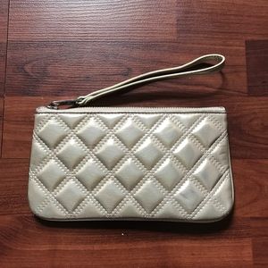 Marc Jacobs gold clutch