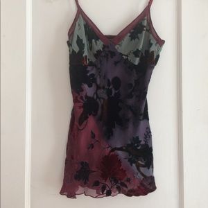 Anna Paul velvet Tank Top