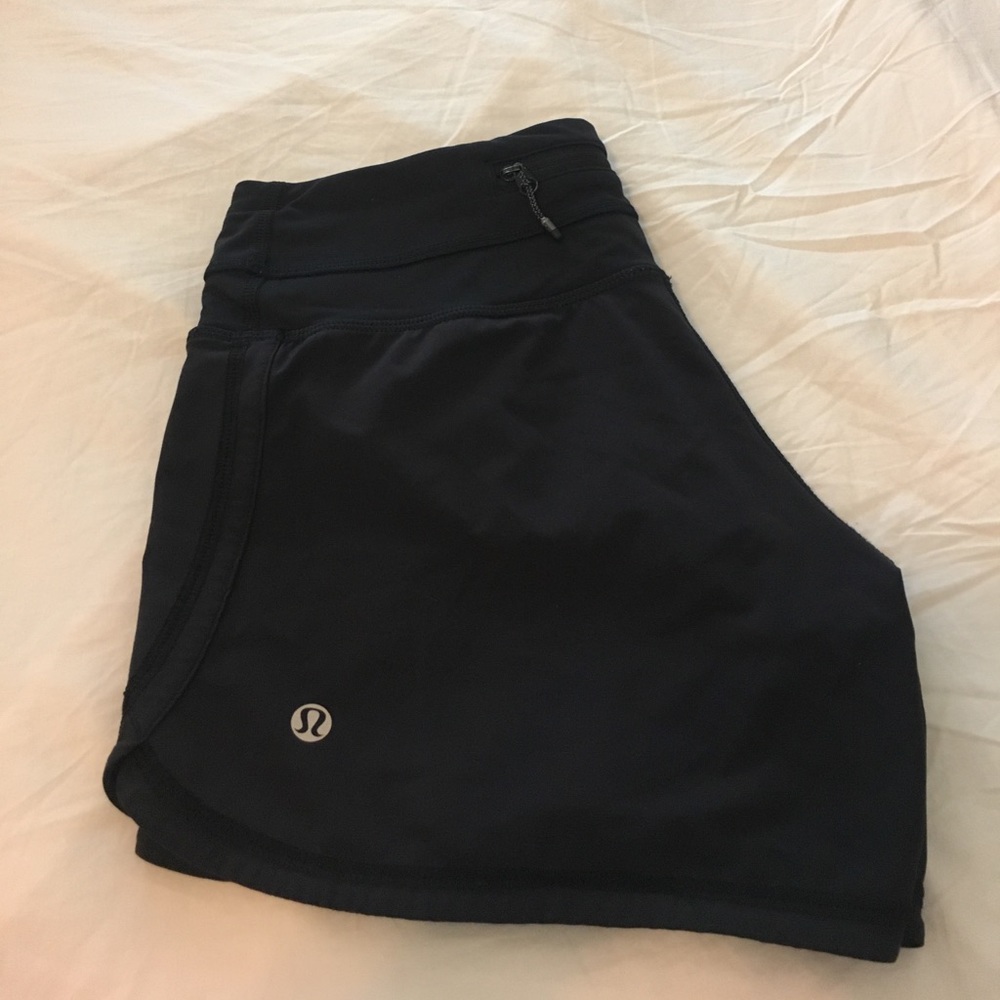 Black Lululemon speed (Long) shorts