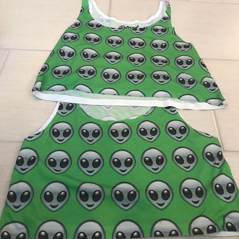 Alien Crop Tops