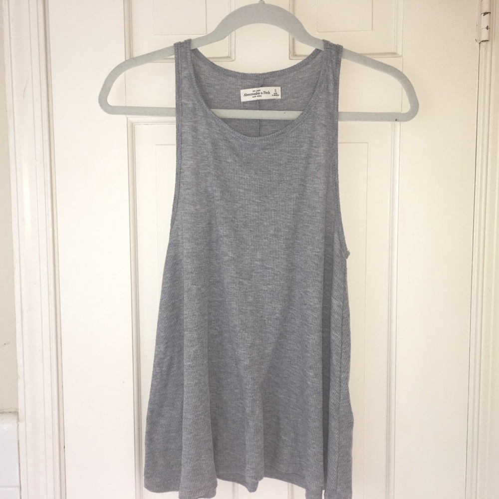 A&F Cozy Swing Tank in gray