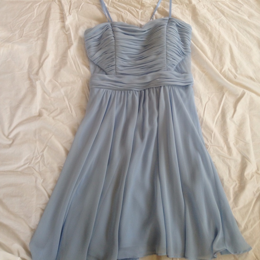 Light blue prom dress