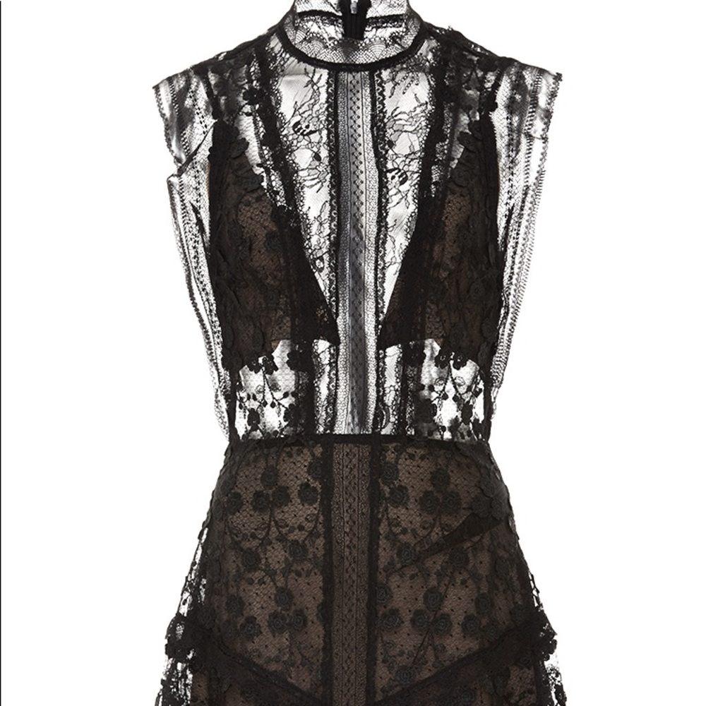 Alexis Mily Short Lace Dress - Picture 2 of 4