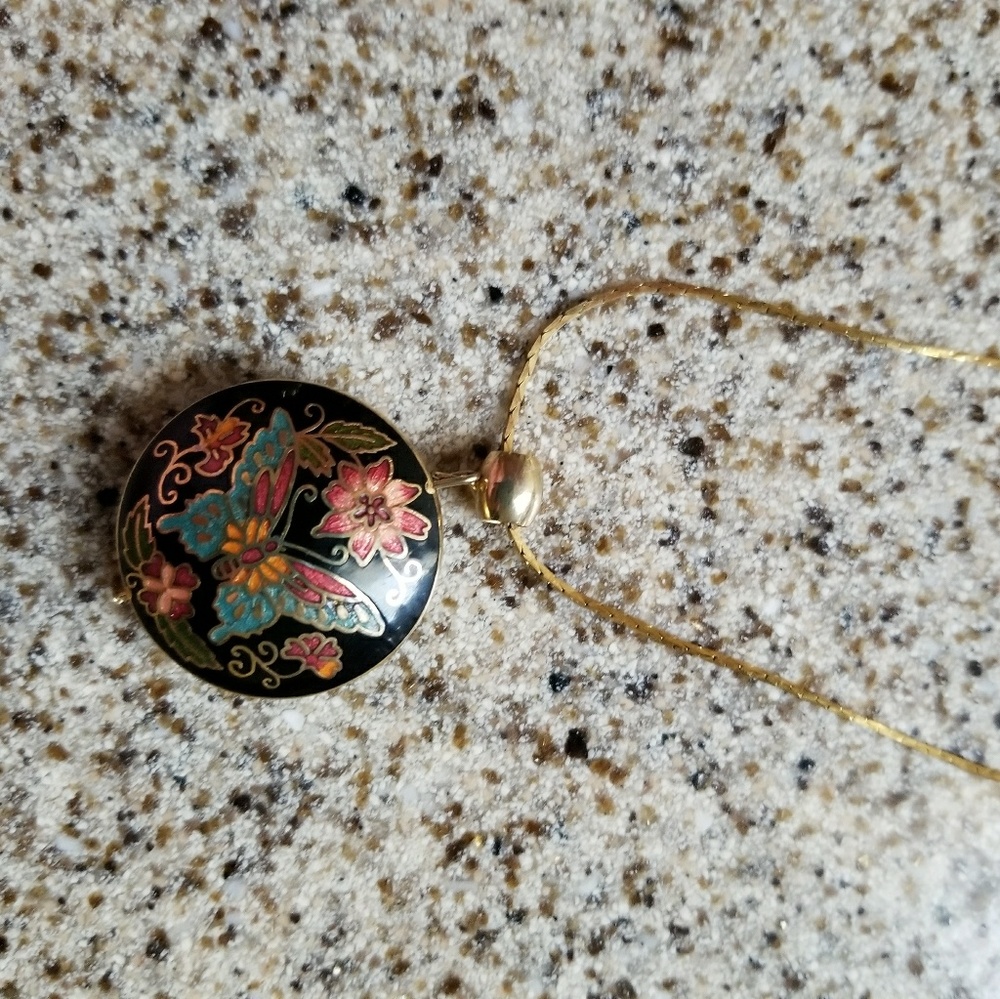 Cloisonne necklace