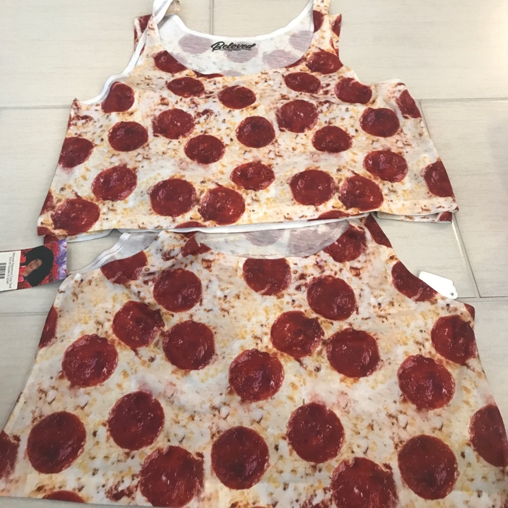 Pizza Crop Tops