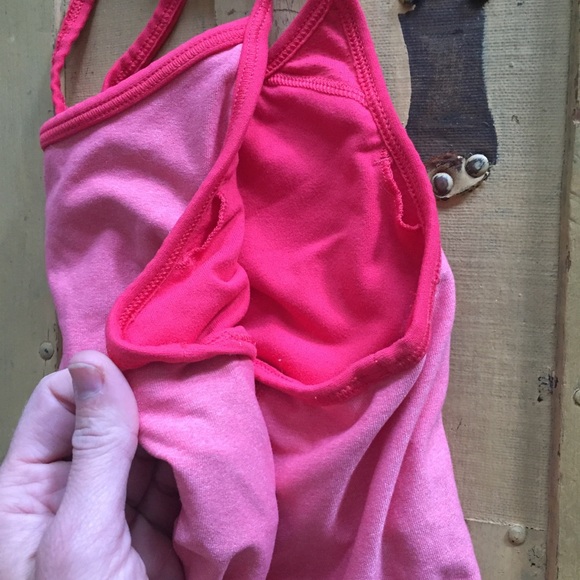 NIKE DRIFIT CORAL PINK STRETCH WORKOUT TANK TOP S - Picture 6 of 6