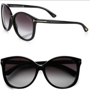Authentic Tom Ford black Alicia sunglasses