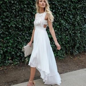 Angelic Maxi Dress White