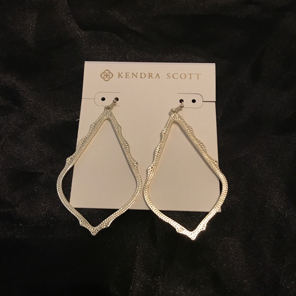 Kendra Scott "Sophee" gold earrings.