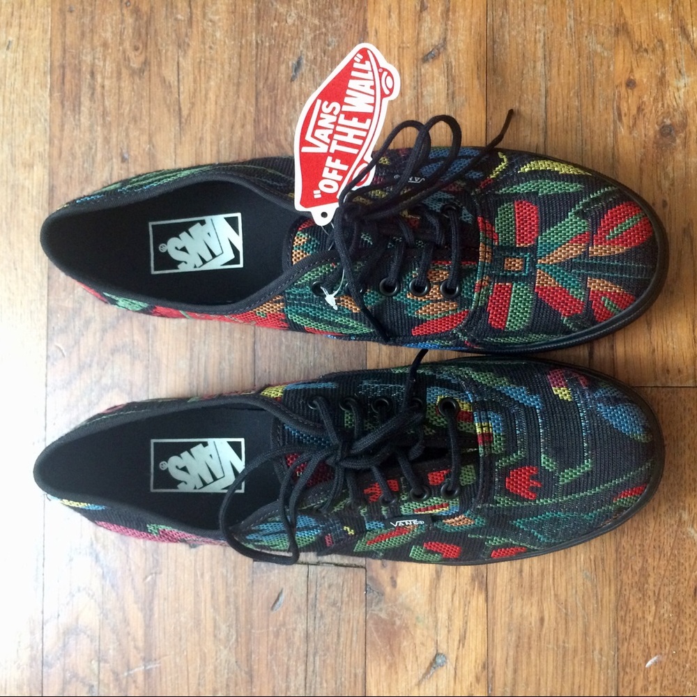 Vans tapestry floral black lo pro