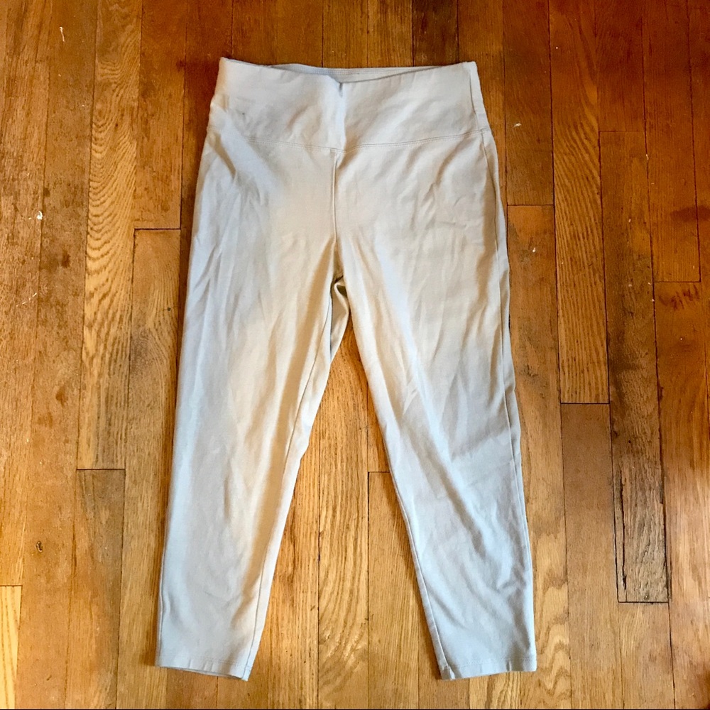 Tan colored Capri leggings