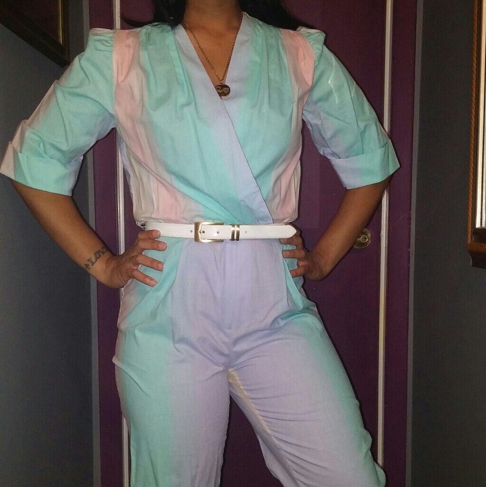 Vintage Pastel colored Jumpsuit