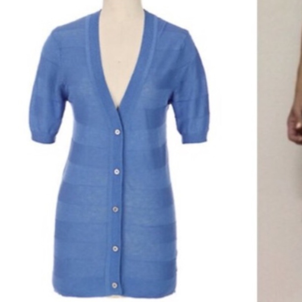 SOLD Anthropologie Shae Shadow Stripe Cardigan