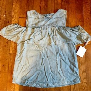 LC Lauren Conrad cold shoulder top