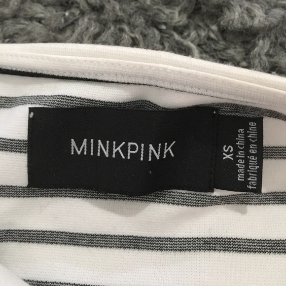 MinkPink Striped High Neck Top - Picture 3 of 3