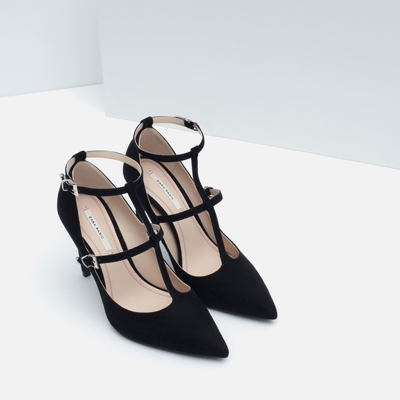Zara High Heel Shoes with Ankle Straps - Picture 4 of 6