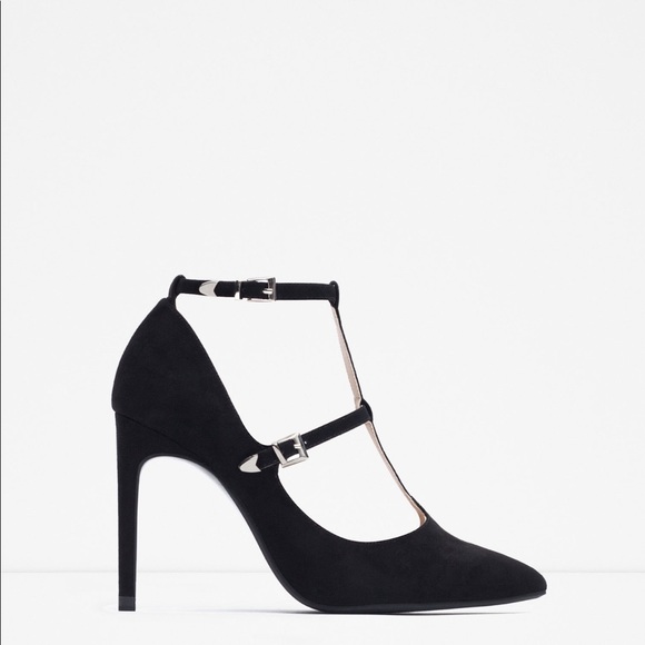 Zara High Heel Shoes with Ankle Straps - Picture 5 of 6