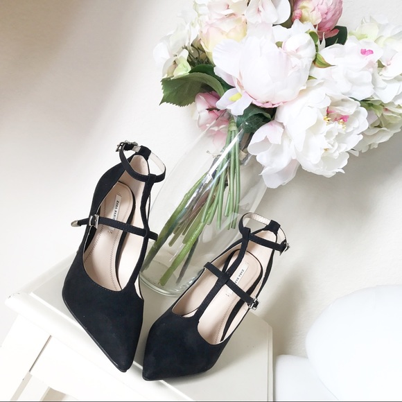 Zara High Heel Shoes with Ankle Straps - Picture 1 of 6
