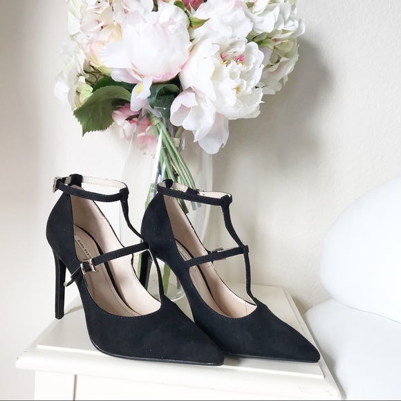 Zara High Heel Shoes with Ankle Straps - Picture 3 of 6
