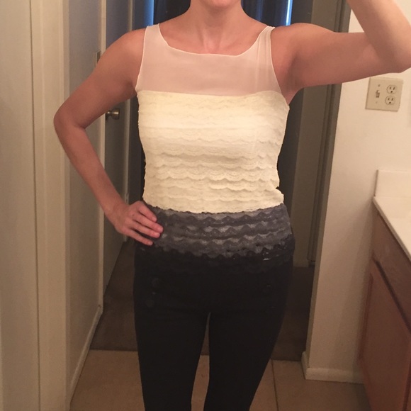 Tops - Layered lace blouse {Target special edition}