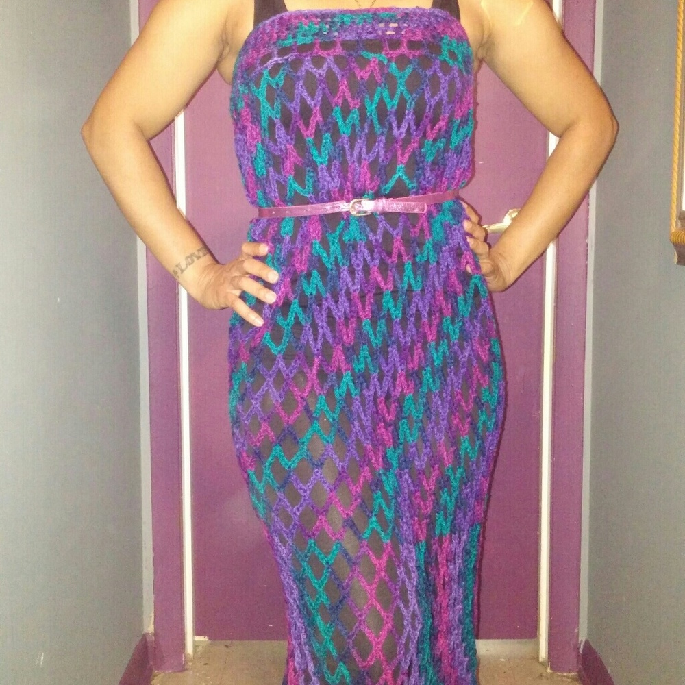 Vintage crochet Dress/skirt