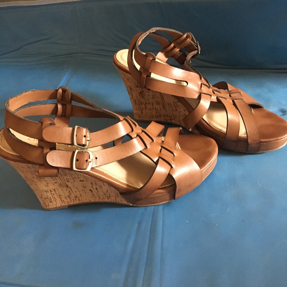 Brown Chinese Laundry wedges