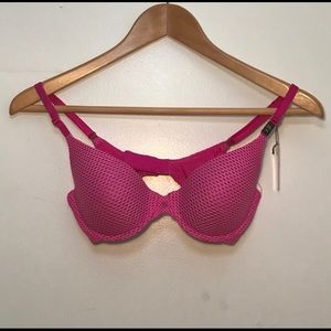 Pink Uplift Semi Demi Victoria's Secret Bra 32C