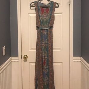 Women's print maxi dress