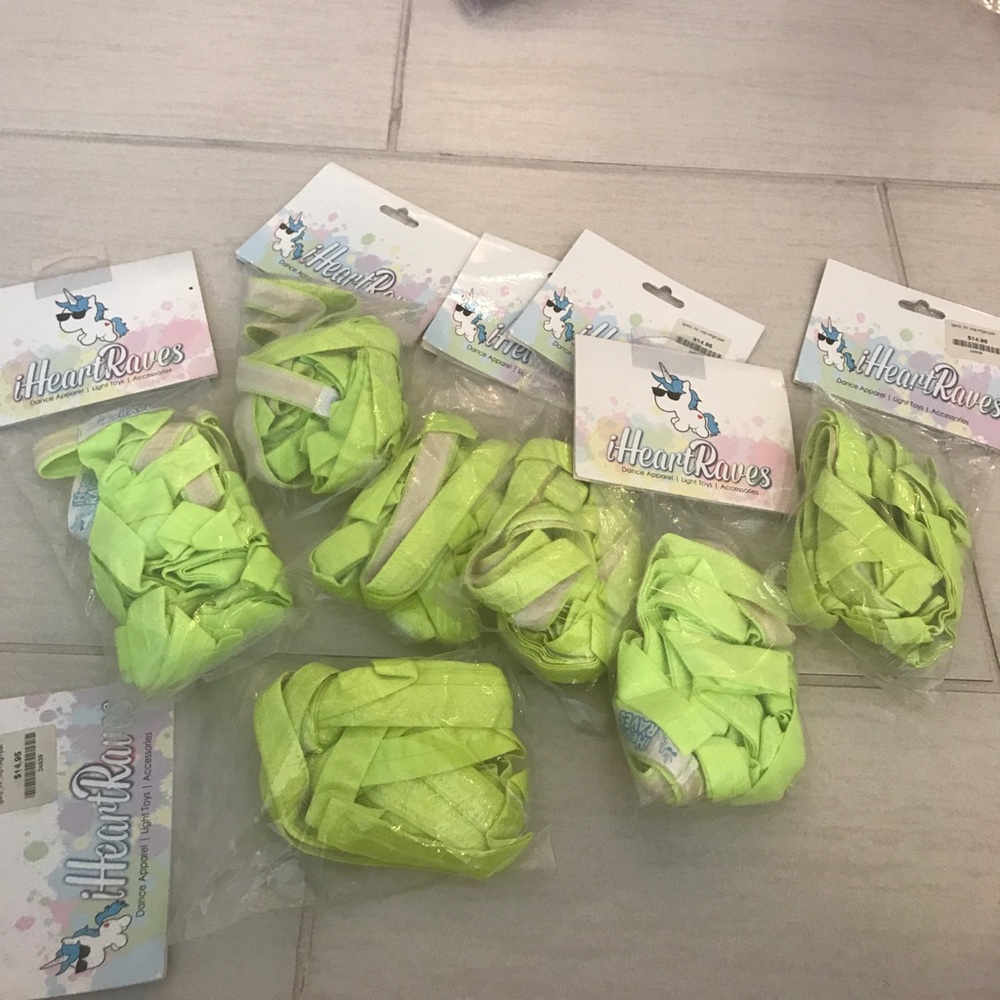 Neon Green leg wraps!