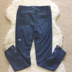 Ksubi Zipper Ankle Jeans Denim Pants