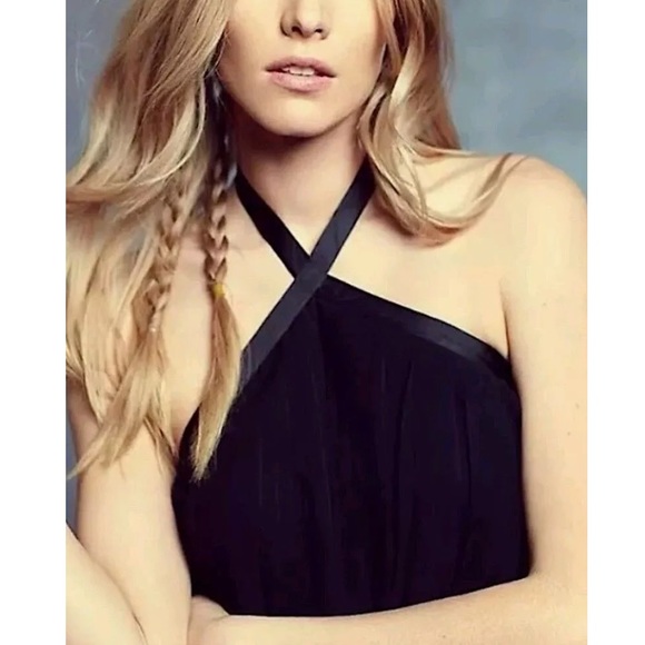 FREE PEOPLE Party Dress Intricate Draped Mini Gown - Picture 4 of 7